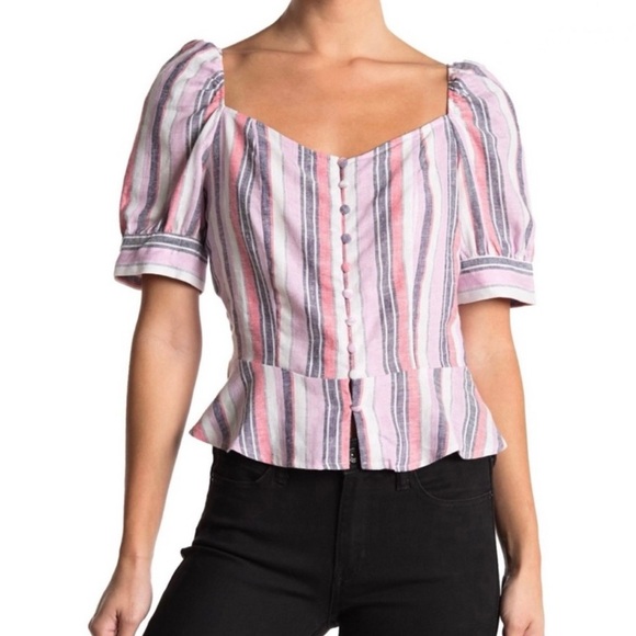 Laundry By Shelli Segal Tops - NEW LAUNDRY BY SHELLI SEGAL STRIPED TOP
